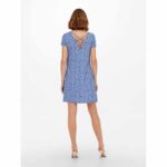 ONLBERA BACK LACE UP S/S DRESS JRS NOOS