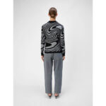OBJRAY LS KNIT PULLOVER AOP NOOS
