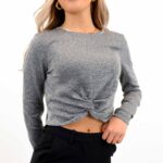 KETTY LS SHINE TWIST TOP
