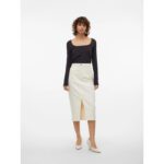 VERI HR CALF DENIM SKIRT