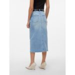 VERI HR CALF DENIM SKIRT
