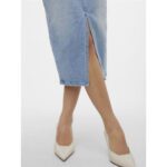 VERI HR CALF DENIM SKIRT