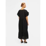 OBJVITA S/S LONG DRESS