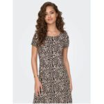 ONLBERA BACK LACE UP S/S DRESS JRS NOOS