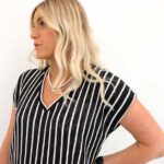 VMLANA SS V-NECK CALF DRESS
