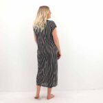 VMLANA SS V-NECK CALF DRESS