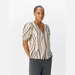 OBJJACIRA S/S V-NECK TOP