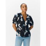 OBJJACIRA S/S V-NECK TOP