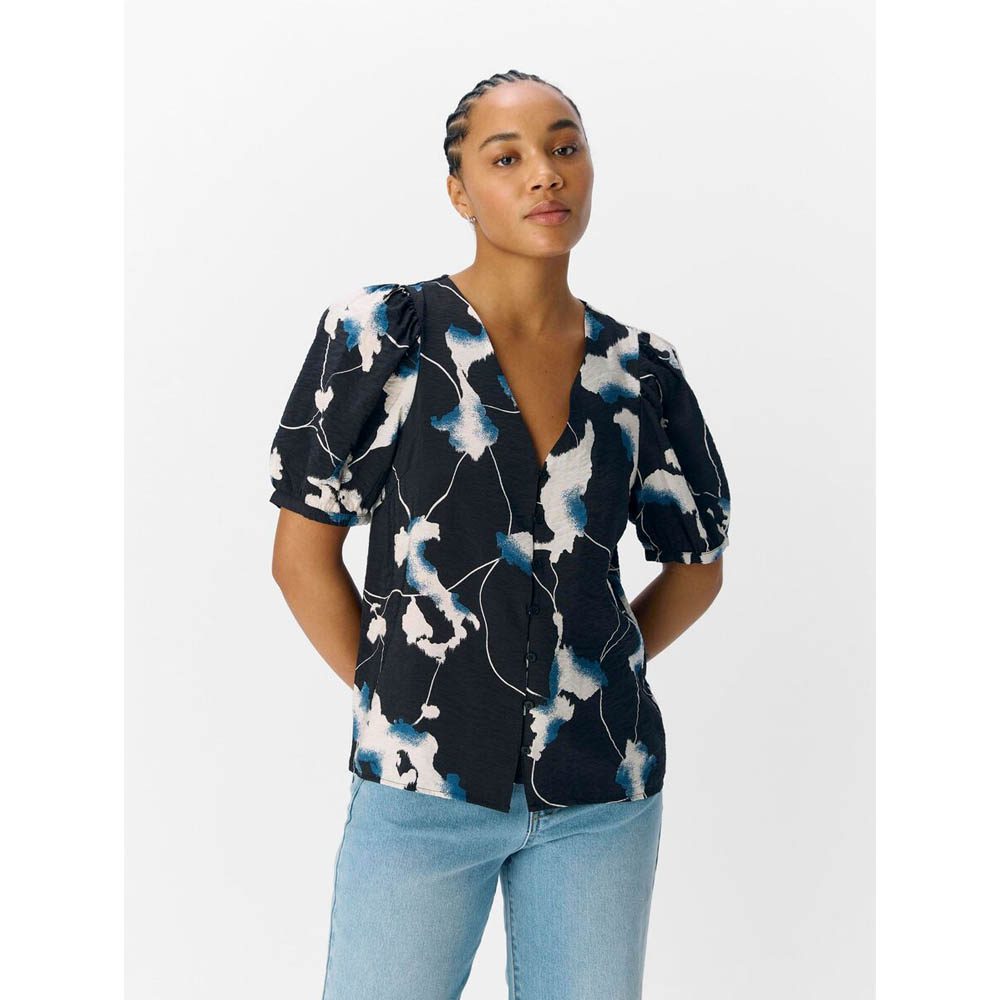 OBJJACIRA S/S V-NECK TOP