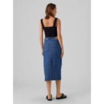 VERI HR CALF DENIM SKIRT
