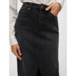 VERI HR CALF DENIM SKIRT