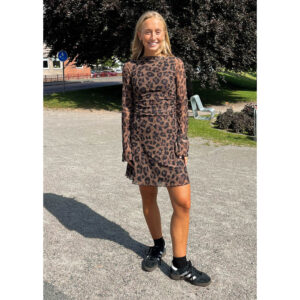 JXMINNA MESH LS DRESS