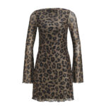JXMINNA MESH LS DRESS