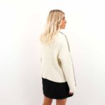 ONLQUEENIE LS CONTRAST HIGH NECK KNIT