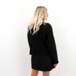 ONLQUEENIE LS CONTRAST HIGH NECK KNIT