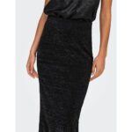 ONLALYA LONG PENCIL SLIT GLIT SKIRT