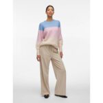 VIPOLLIE L/S STRIPE KNIT TOP