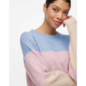 VIPOLLIE L/S STRIPE KNIT TOP
