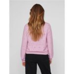 VIRIL L/S O-NECK POINTELLE KNIT TOP