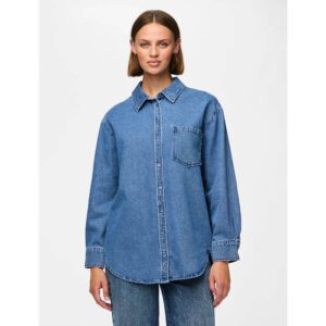PCMAISIE LS DENIM SHIRT