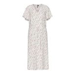 PCNYA SS V-NECK MIDI DRESS