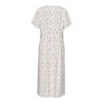 PCNYA SS V-NECK MIDI DRESS