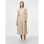 PCTONYA SS MIDI DRESS