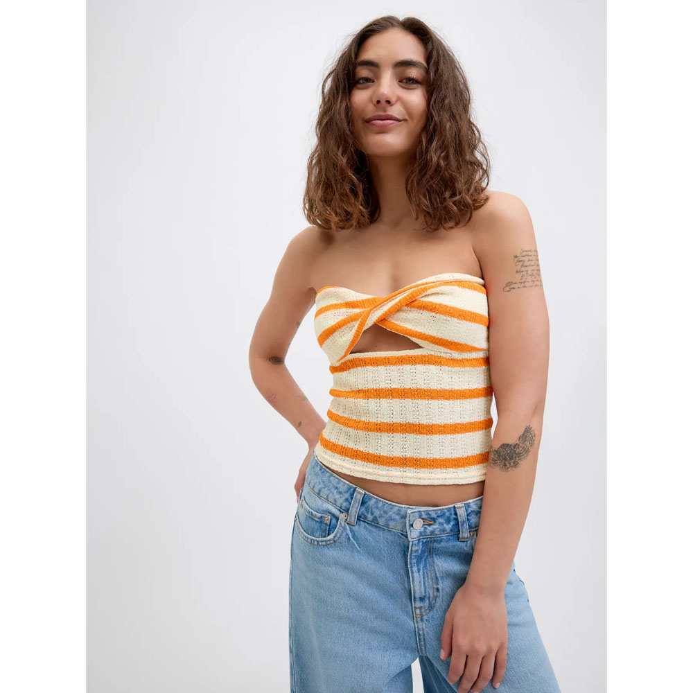 JXLINNEA BANDEAU TWIST TOP